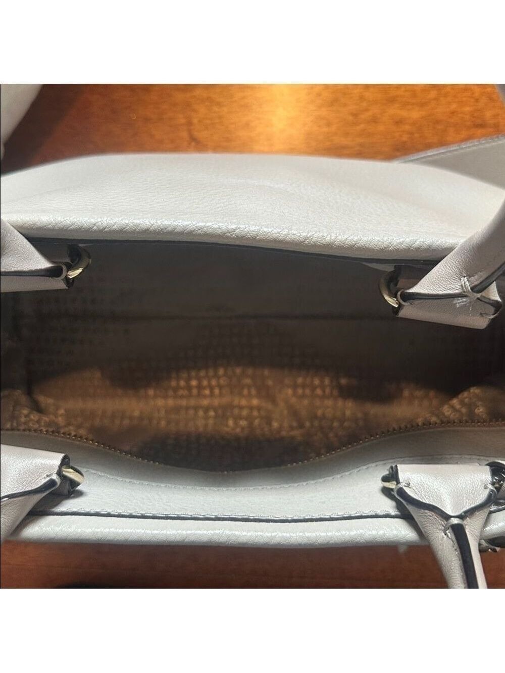 Kate Spade Grey Atwood Place Larson Crossbody Bag - Picture 13 of 16